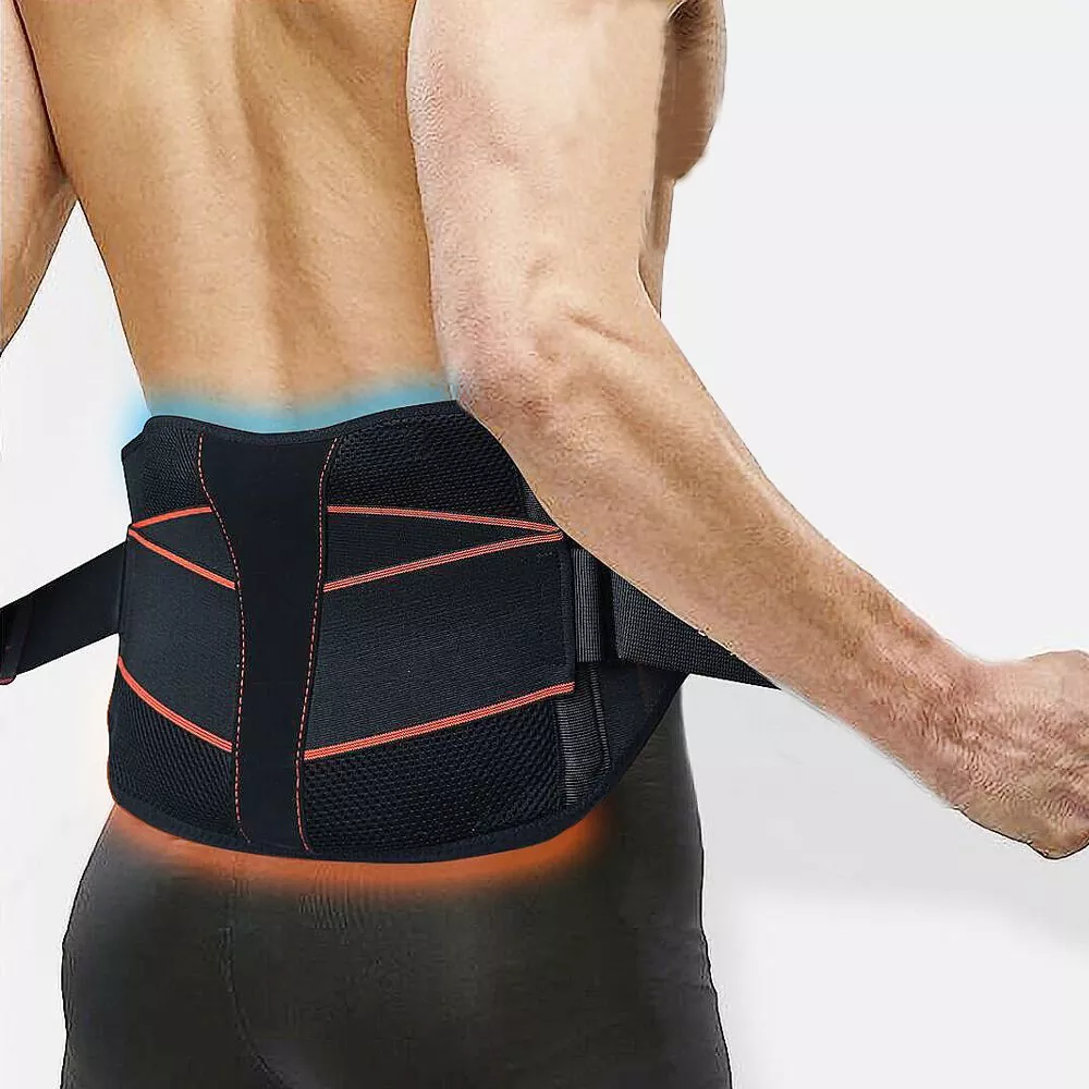 Belt Cefnogi Cefn lumbar Ar gyfer Lleddfu Poen