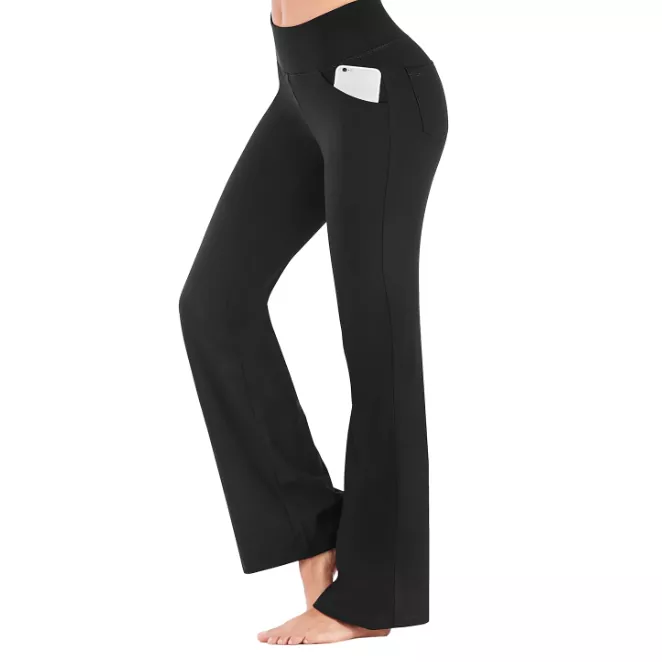 Pants Ioga Waist Uchel Meddal i Ferched