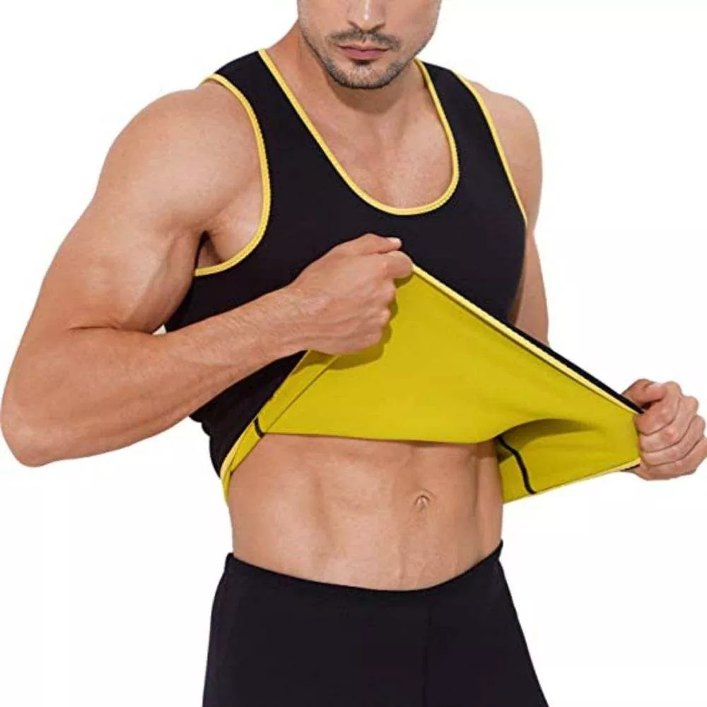 Workout Colli Pwysau Chwys Enhancer Sauna Siwt I Ddynion